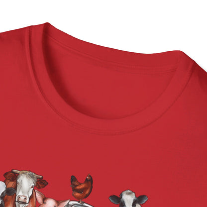 Farm Animals Truck T-Shirt