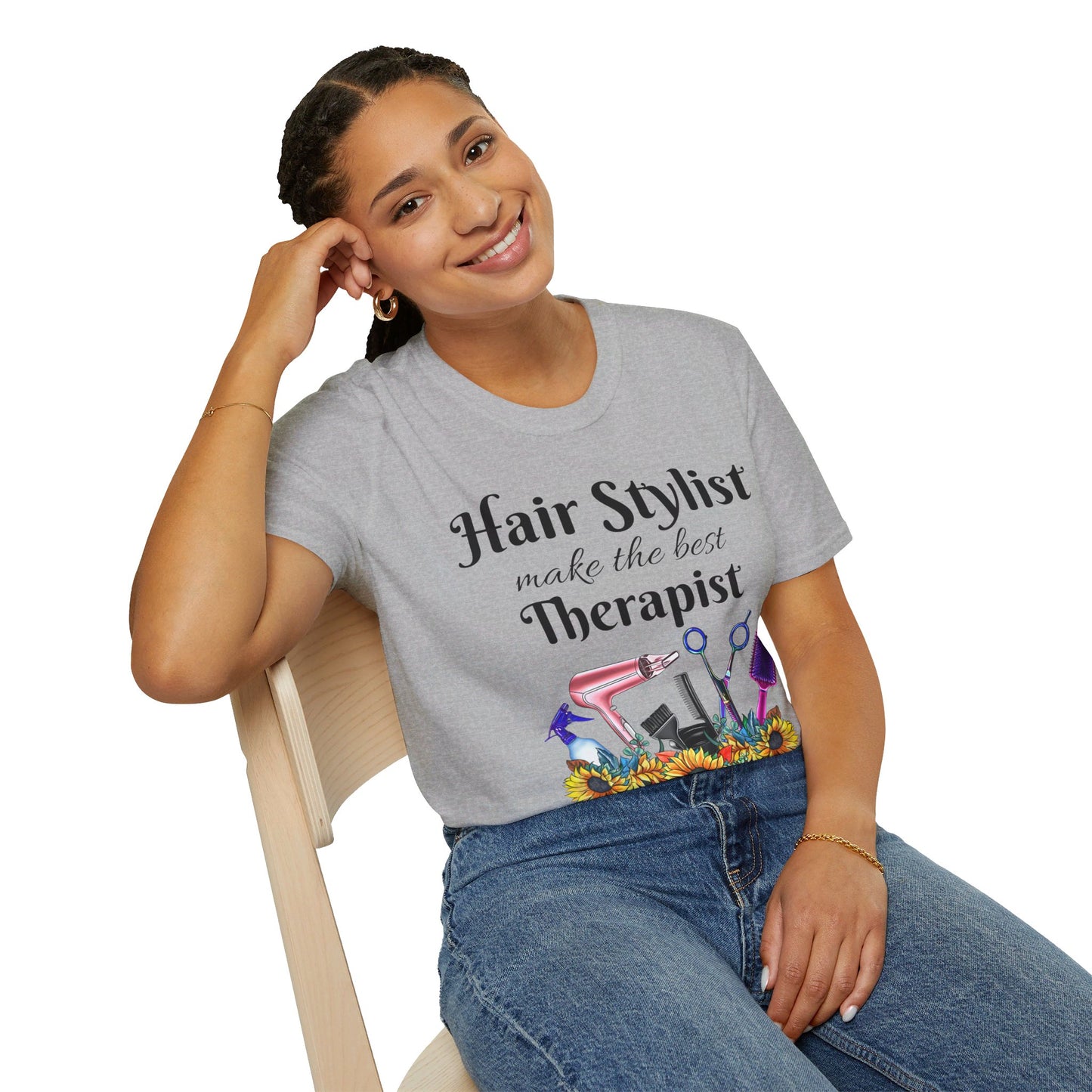 Hair Stylist best Therapy T-Shirt