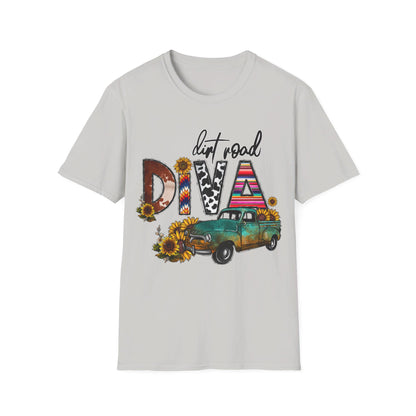 Dirt Road Diva sun flower T-Shirt