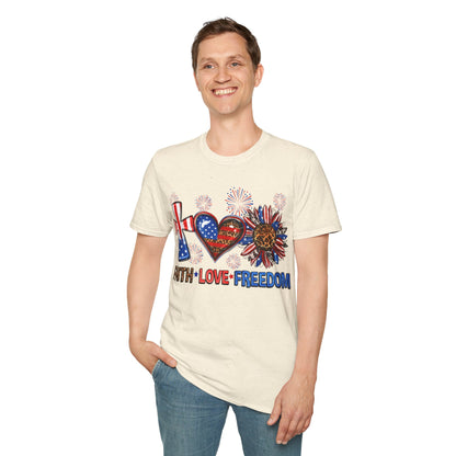 Faith Love Freedom T-Shirt