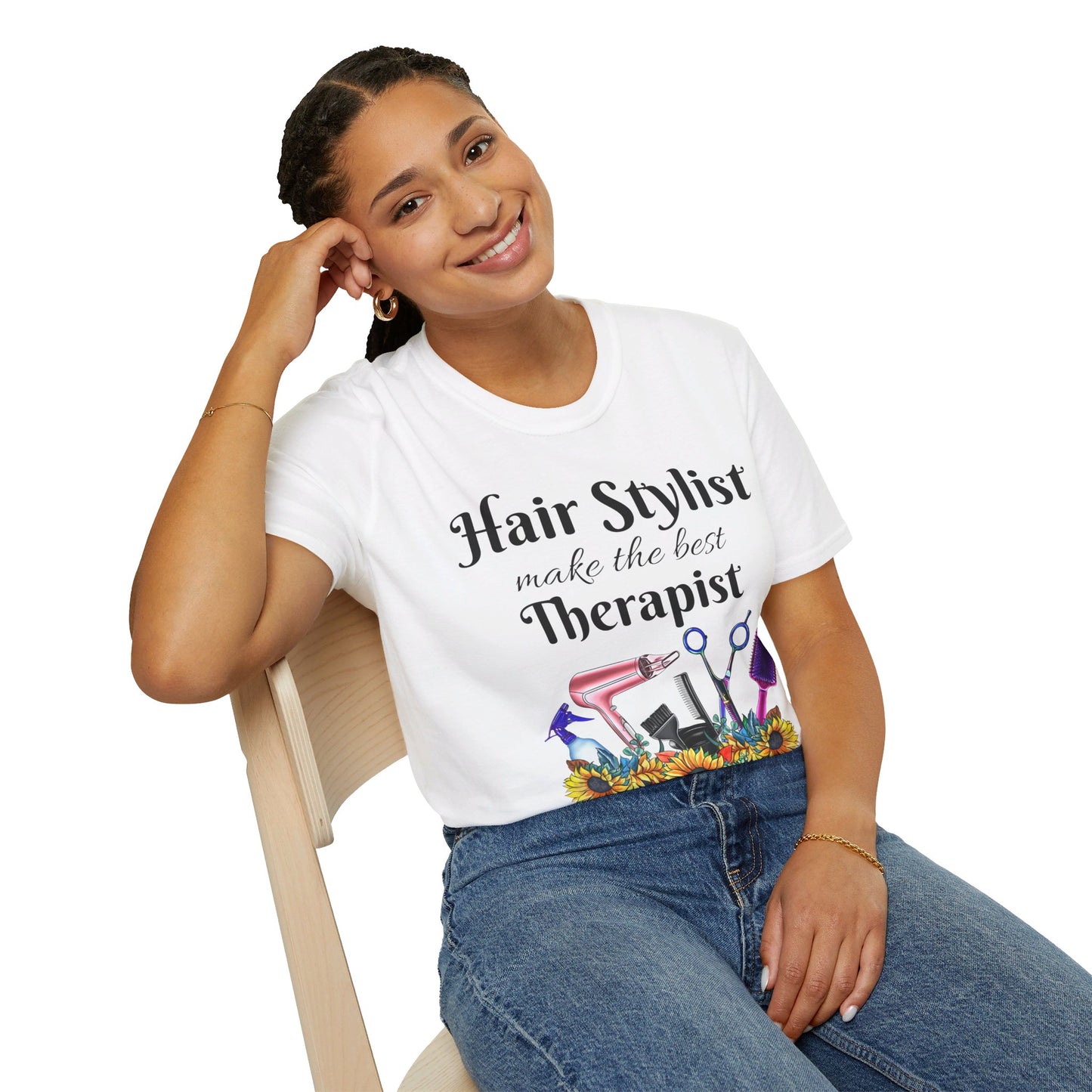 Hair Stylist best Therapy T-Shirt