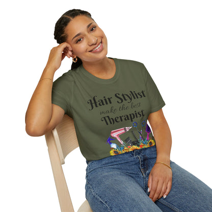 Hair Stylist best Therapy T-Shirt