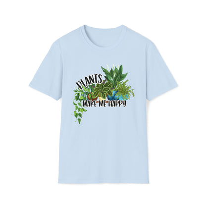 Plants make me Happy T-Shirt