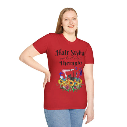 Hair Stylist best Therapy T-Shirt