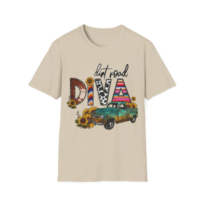 Dirt Road Diva sun flower T-Shirt