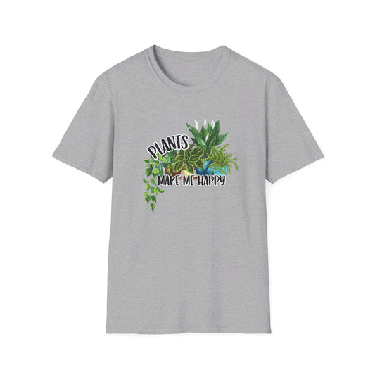 Plants make me Happy T-Shirt