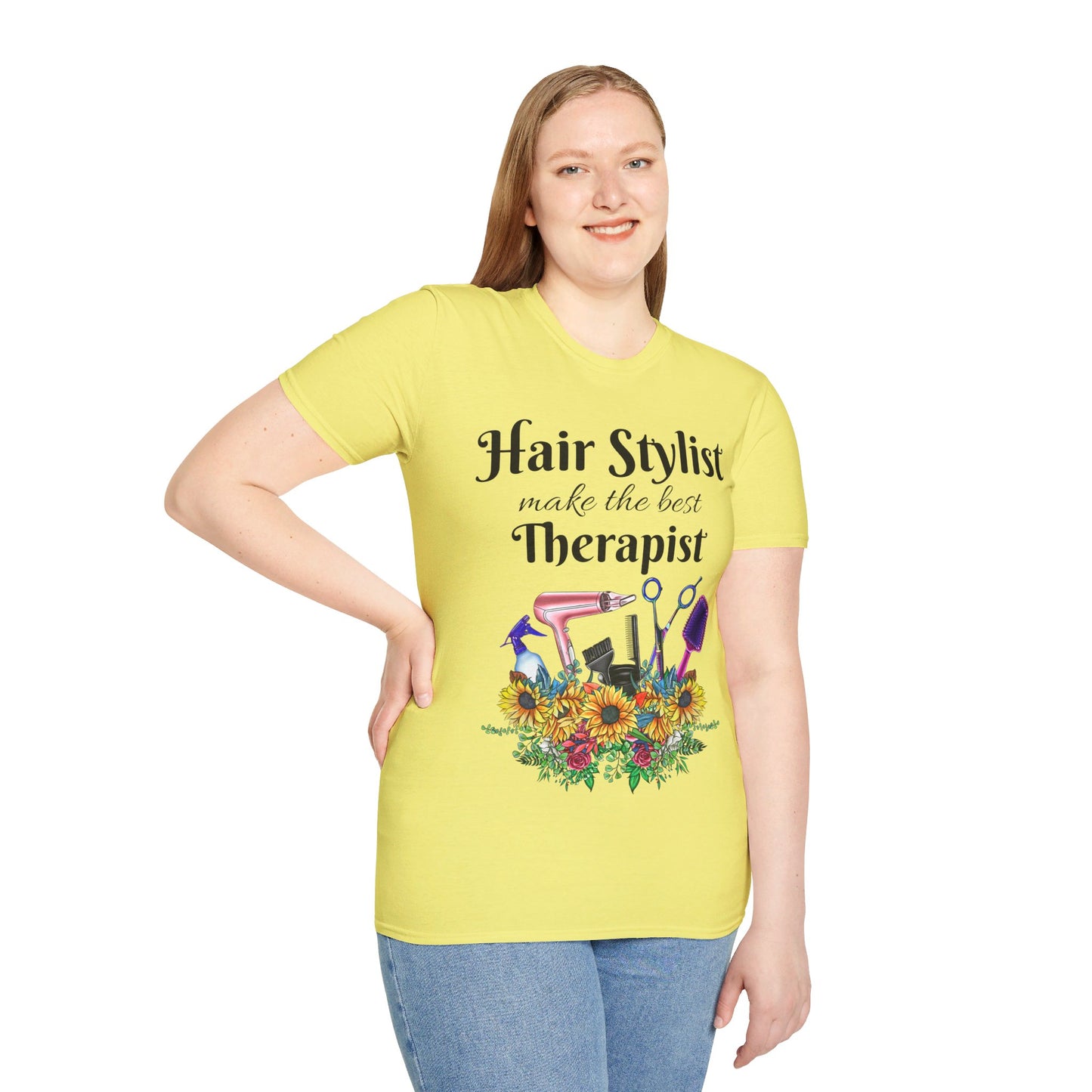 Hair Stylist best Therapy T-Shirt