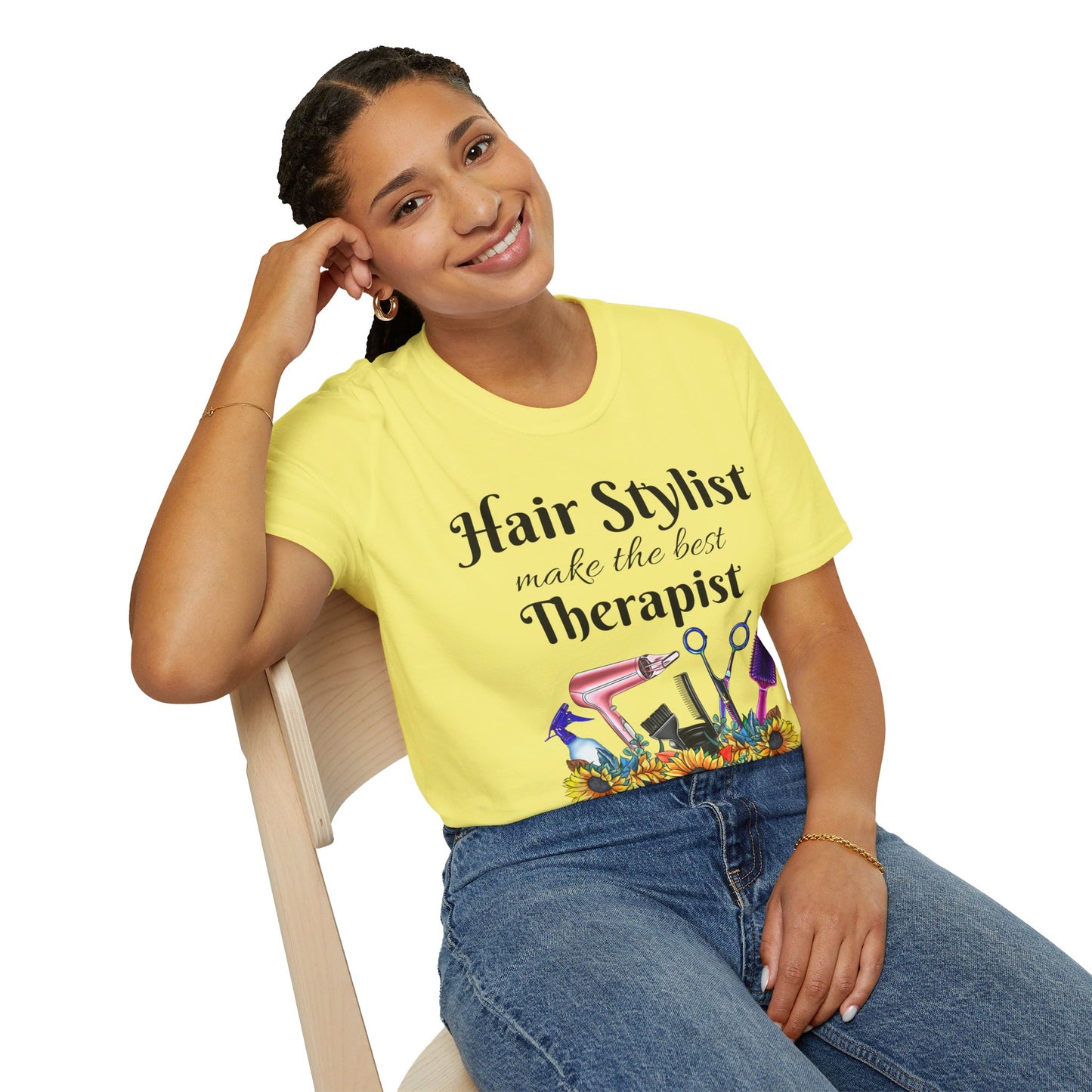 Hair Stylist best Therapy T-Shirt