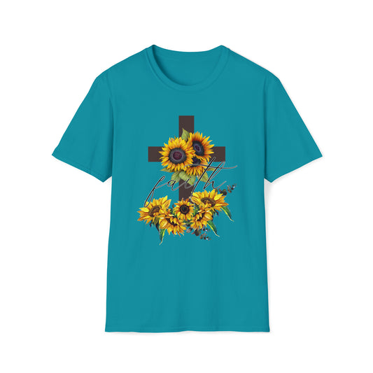 Cross Sunflowers T-Shirt
