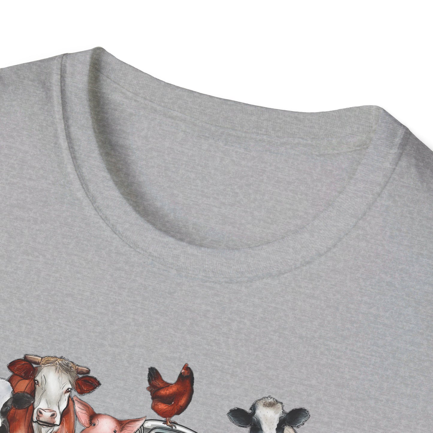 Farm Animals Truck T-Shirt