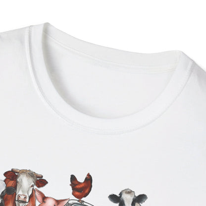 Farm Animals Truck T-Shirt