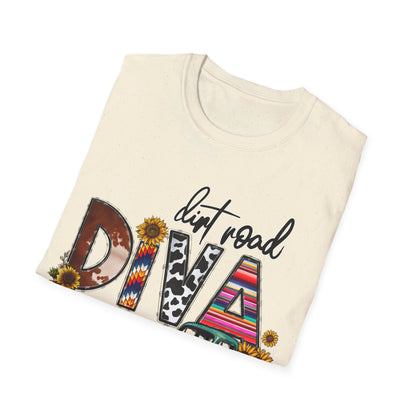 Dirt Road Diva sun flower T-Shirt