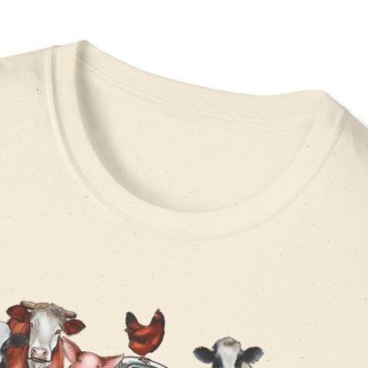 Farm Animals Truck T-Shirt