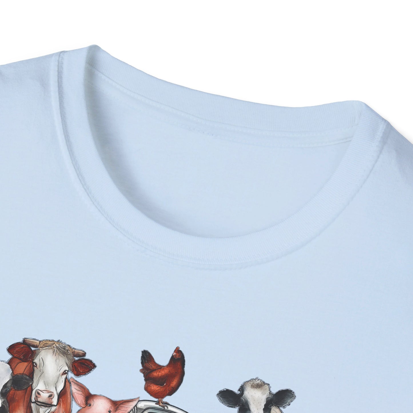 Farm Animals Truck T-Shirt